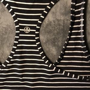 Lululemon Striped Racerback Tank